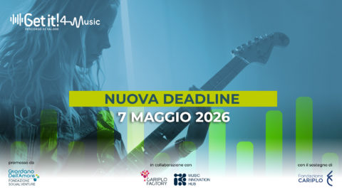 Get it! 4 Music: candidature aperte fino al 7 maggio